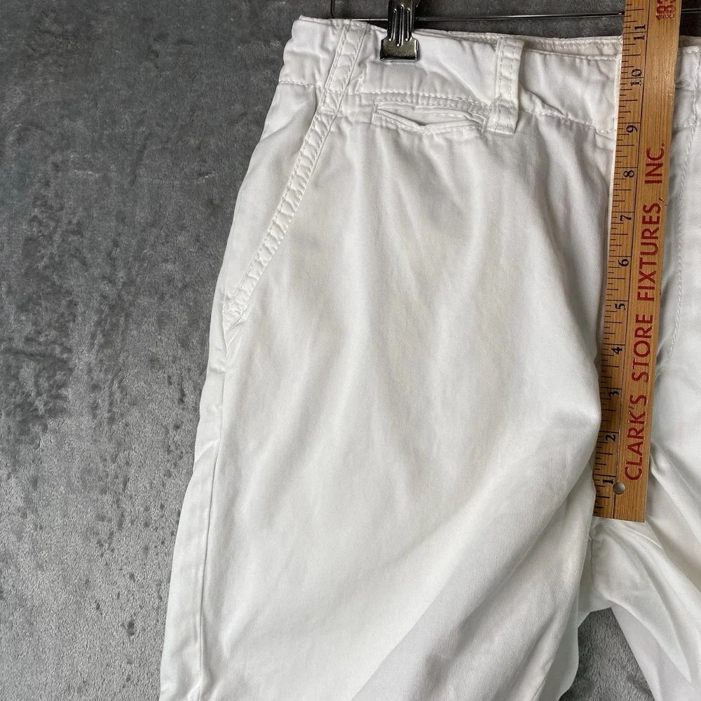 Vintage Polo Ralph Lauren Shorts Mens Size 33 White Chino Flat Front Preppy Golf